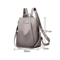 Women’s Nylon Fashion Backpack – Lightweight, Waterproof, Large Capacity, Multi - Functional with Detachable Shoulder Strap - WAREHOUSE SHOP