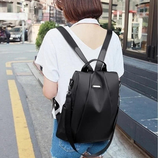 Women’s Nylon Fashion Backpack – Lightweight, Waterproof, Large Capacity, Multi - Functional with Detachable Shoulder Strap - WAREHOUSE SHOP