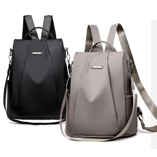 Women’s Nylon Fashion Backpack – Lightweight, Waterproof, Large Capacity, Multi - Functional with Detachable Shoulder Strap - WAREHOUSE SHOP