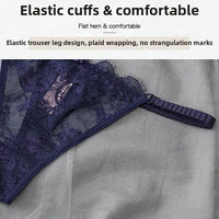 Women'S Sexy Lace Up Cut Out Thong Breathable Underwear for Women Thong Underwear - WAREHOUSE SHOP
