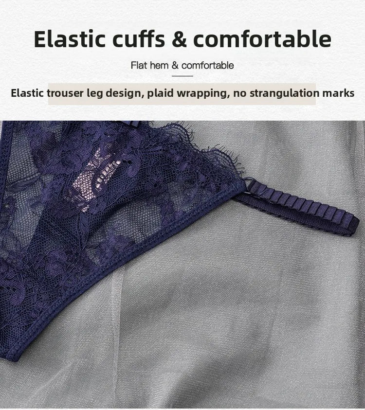 Women'S Sexy Lace Up Cut Out Thong Breathable Underwear for Women Thong Underwear - WAREHOUSE SHOP