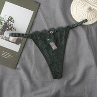 Women'S Sexy Lace Up Cut Out Thong Breathable Underwear for Women Thong Underwear - WAREHOUSE SHOP