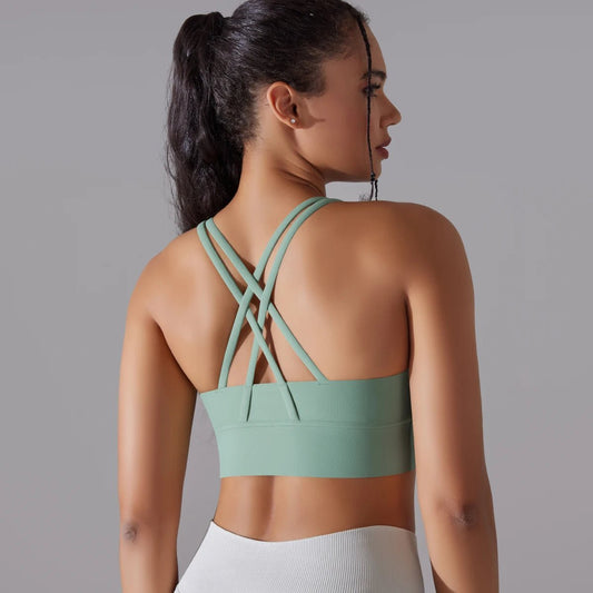 Yoga BraTank Tops for Fitness Sport Bra, Gym Vest for Women Workout Outfit - WAREHOUSE SHOP