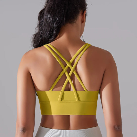 Yoga BraTank Tops for Fitness Sport Bra, Gym Vest for Women Workout Outfit - WAREHOUSE SHOP