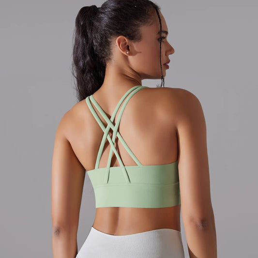 Yoga BraTank Tops for Fitness Sport Bra, Gym Vest for Women Workout Outfit - WAREHOUSE SHOP