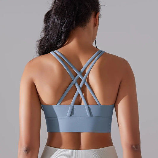 Yoga BraTank Tops for Fitness Sport Bra, Gym Vest for Women Workout Outfit - WAREHOUSE SHOP